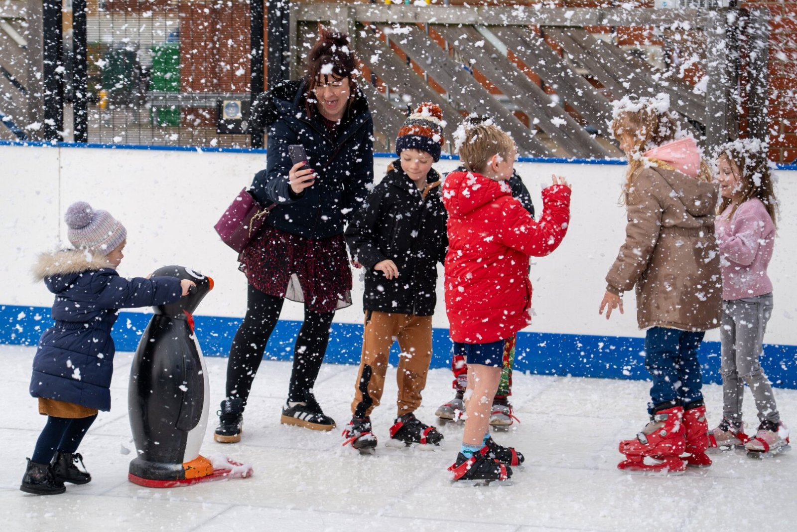 Ice Skating in Rupert Fison Square